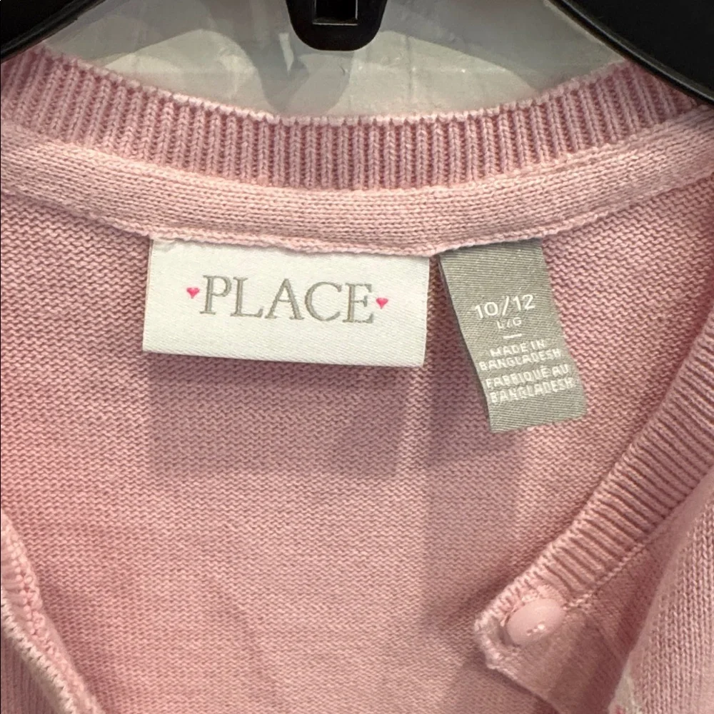 Girls Pink Cardigan with Bunny Detail